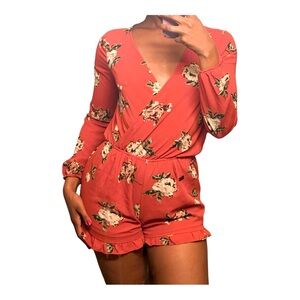“Flower Girl” long sleeve Romper